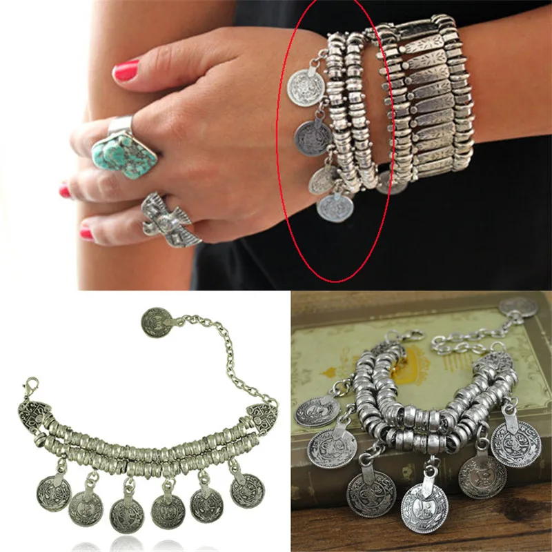 Цыганский богемный стиль ювелирные изделия подарок для девушки антикварная