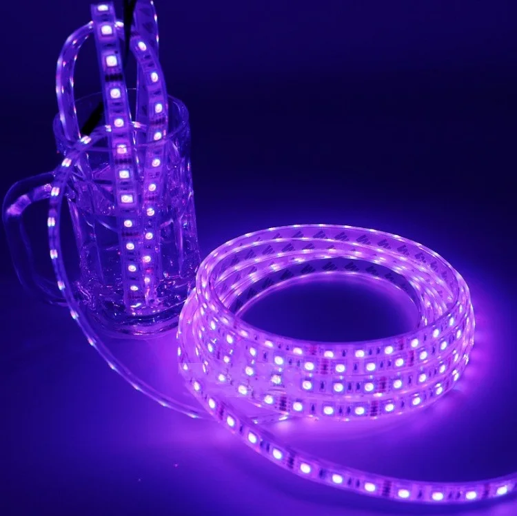 12 V 5 M 5054 120 светодиодный s/m Светодиодные ленты RGB Водонепроницаемый IP67 IP68 световая лента Светодиодные ленты под кабинетное освещение жестко освещение в бассейне