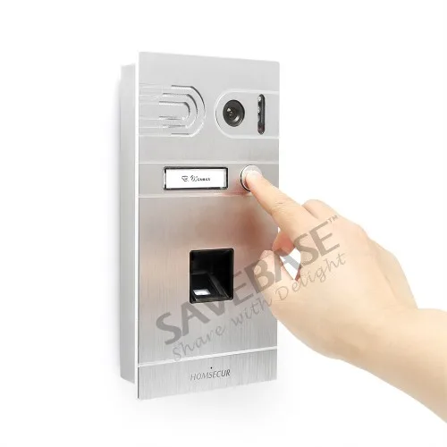 Homsecur 7 &quotПроводной Видео и Аудио Домашний Интерком + Камера отпечатков пальцев+