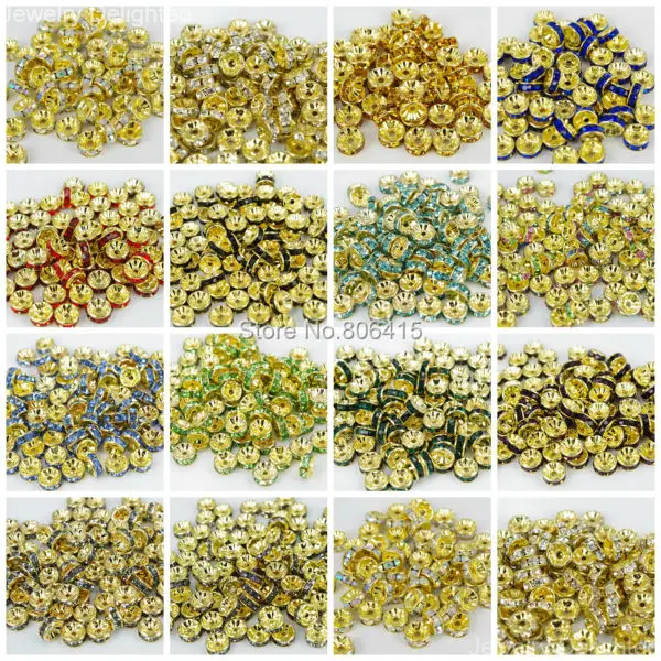 200 шт./лот покрытые медью Прозрачные 8 мм Высокое качество Чешские хрустальные