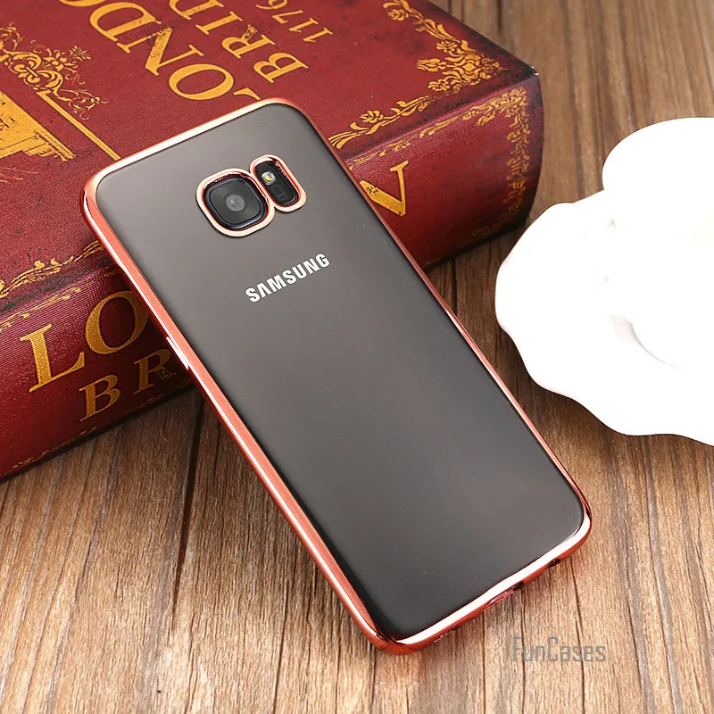 Для samsung Galaxy S6 край PlusTransparent полный Мягкий защитный чехол из термопластика