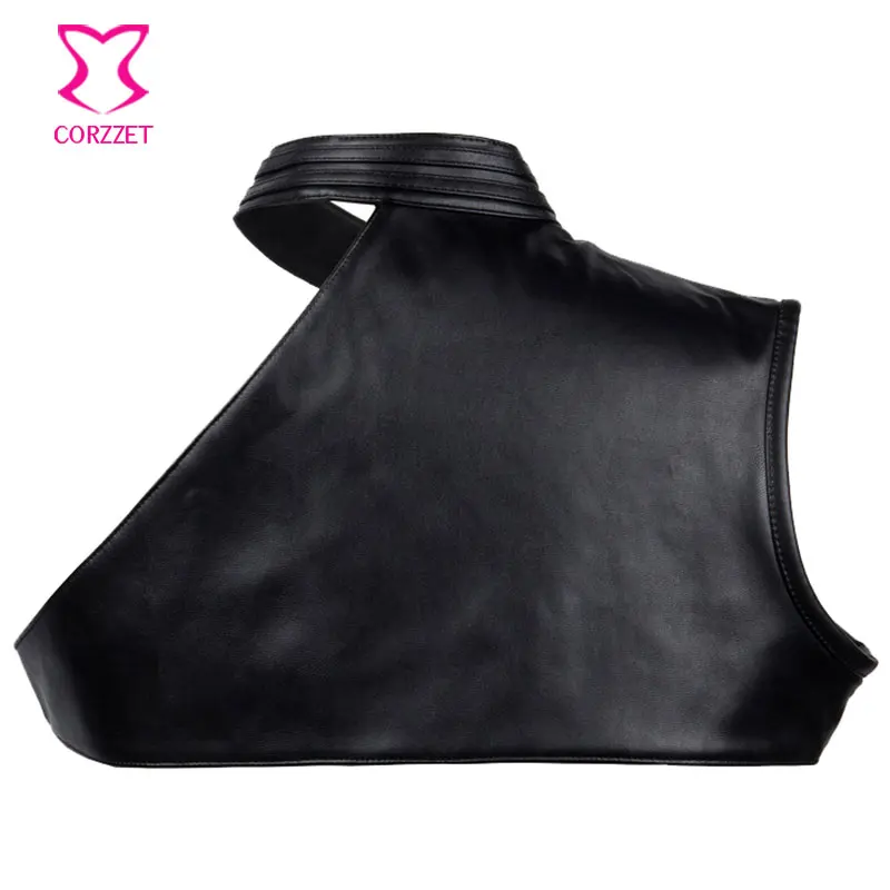 Corzzet размера плюс коричневая и черная кожаная куртка с воротником аксессуары для