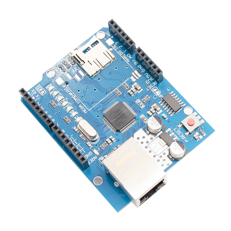Плата расширения сети Ethernet W5100 самостоятельное обучение SD карта для Arduino|development