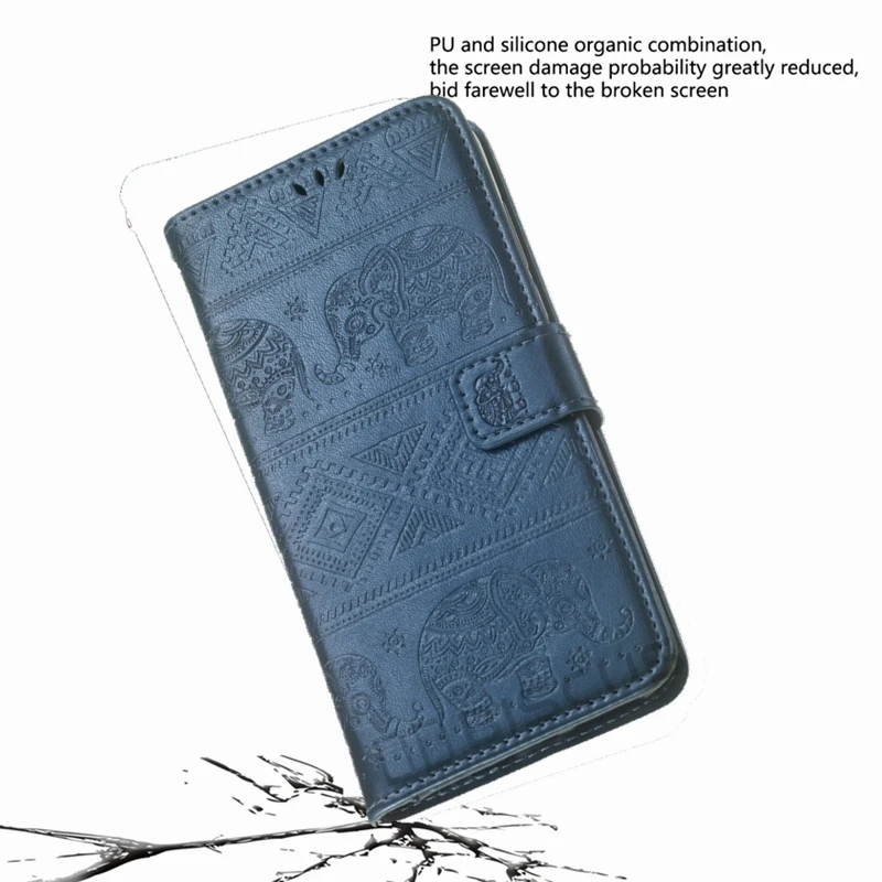 Для samsung Galaxy A40 чехол 3D слон флип чехол для Samung Galaxy YA40 A 40 SM-A405F A405FN A405MN кожаный чехол-кошелек