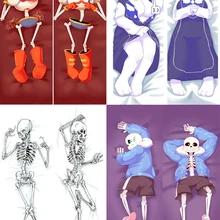 Японское аниме популярная игра подсказка персонажи sans x frisk sans otaku Dakimakura наволочка обнимающая наволочка