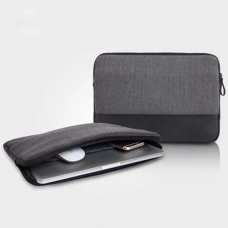 Чехол для ноутбука 2017 дюймов из шерсти и натуральной кожи|laptop sleeve bag|sleeve baglaptop |