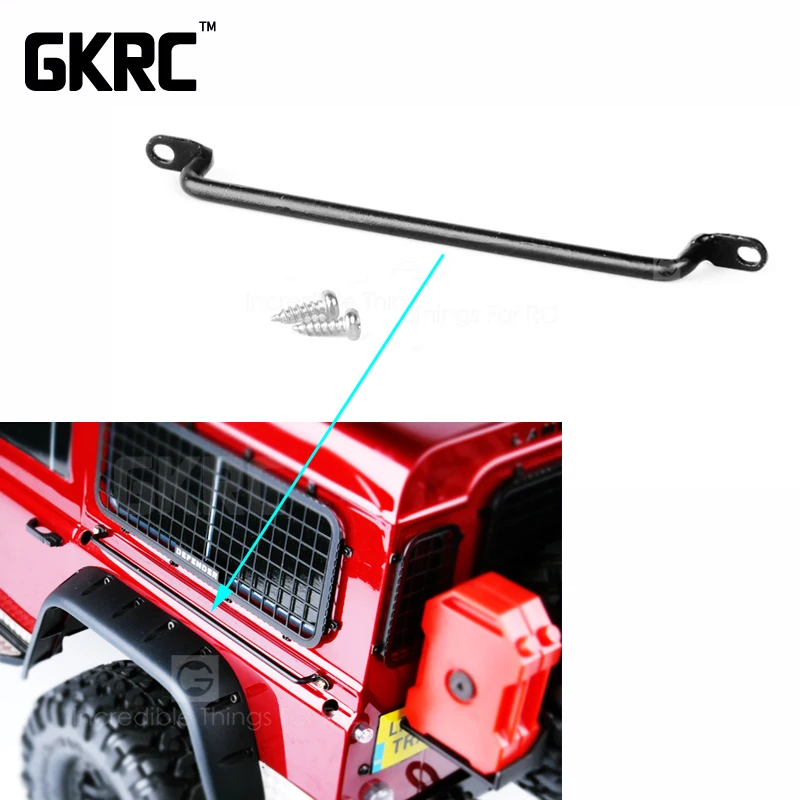 1/10 автомобильные металлические поручни для Rc Rock Crawler Truck Traxxas Trx4 CC01 D90 D110