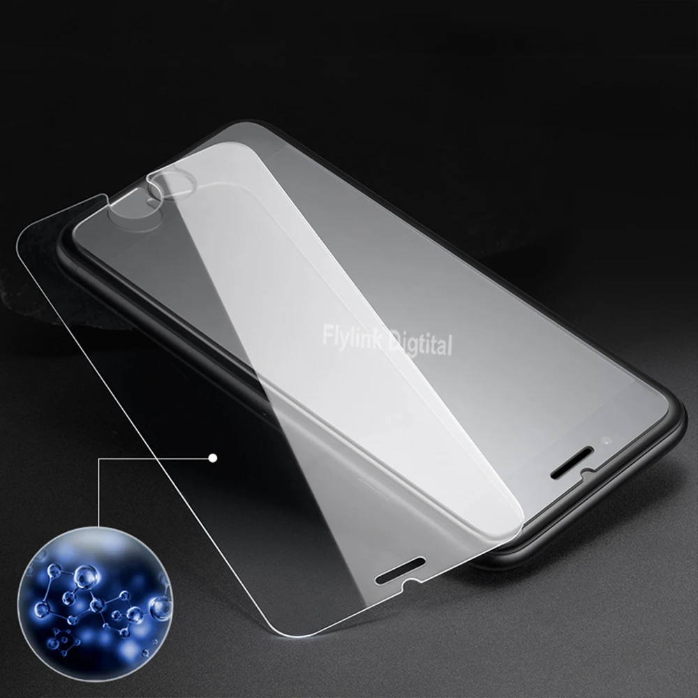 Защитное стекло для iphone 5S защита экрана закаленное пленка чехол 5 6 S 7 8 X SE