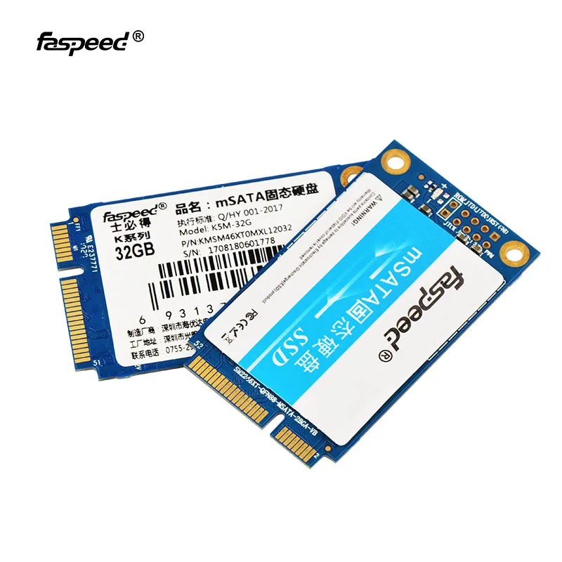 Faspeed msata SSD 60 ГБ 120 128 240 256 Внутренний твердотельный диск Mini SATA настольный ноутбук и