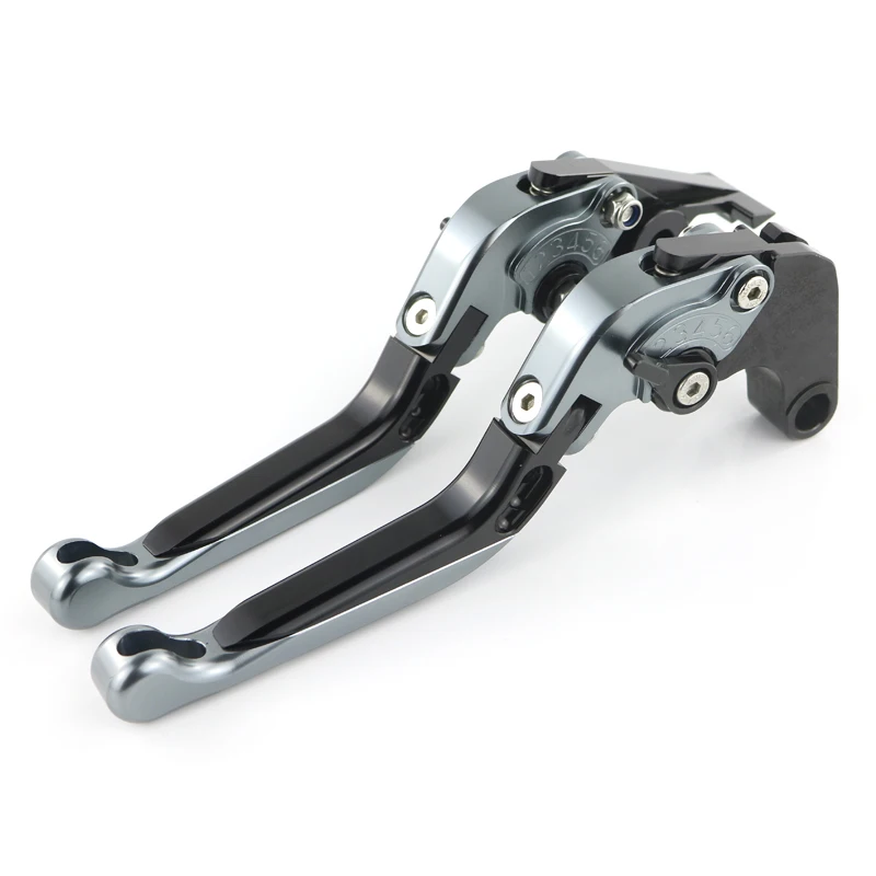 Black and Titanium Для Yamaha YZF-R6 R6 YZF-R1 R1 FZ1 FAZER FZS 1000 ЧПУ складной регулируемый мотоцикл сцепления тормозные рычаги, выдвижные - Color: Black and Titanium