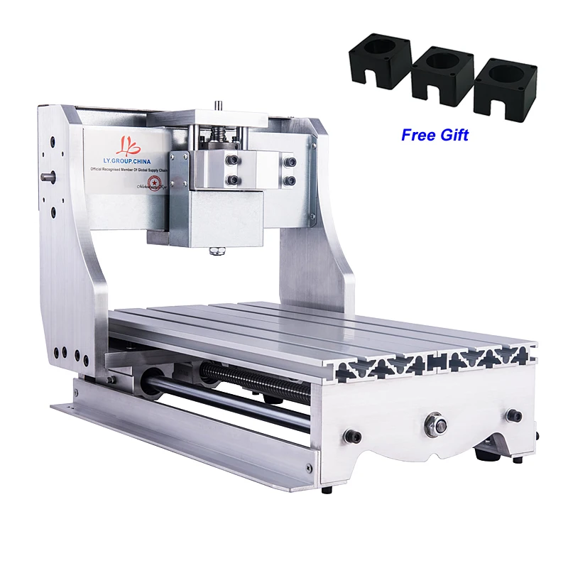 

CNC Engraving Machine Frame Kit for CNC Router 3020 with 3 pcs Stepper Motor Bracket
