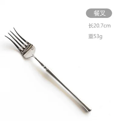 1pcs as photo 18/10 Золотой набор столовых приборов из нержавеющей стали, зеркальная полировка, столовая посуда, столовый нож, вилка, продукты, инструменты, кухонные аксессуары - Цвет: 1pcs as photo
