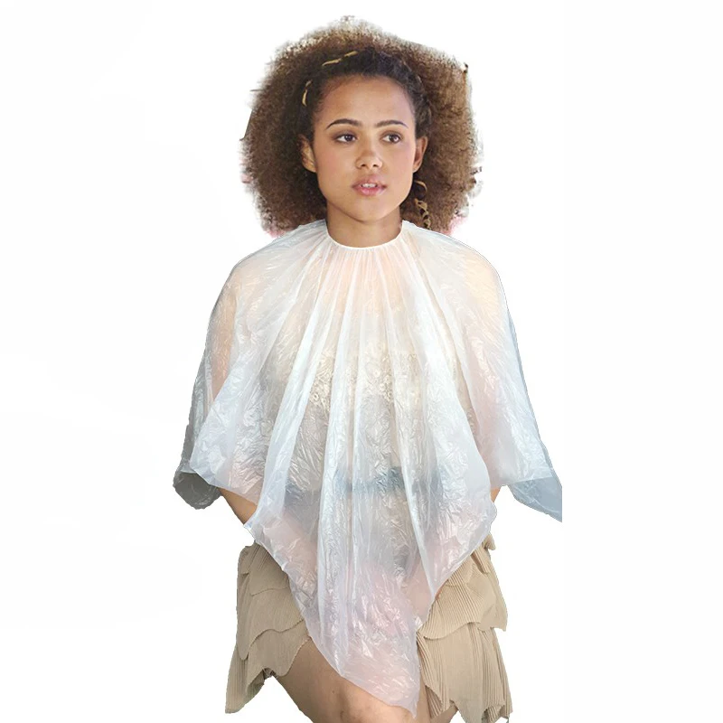 50 шт./компл. одноразовая утолщенная накидка для волос эластичность воротник