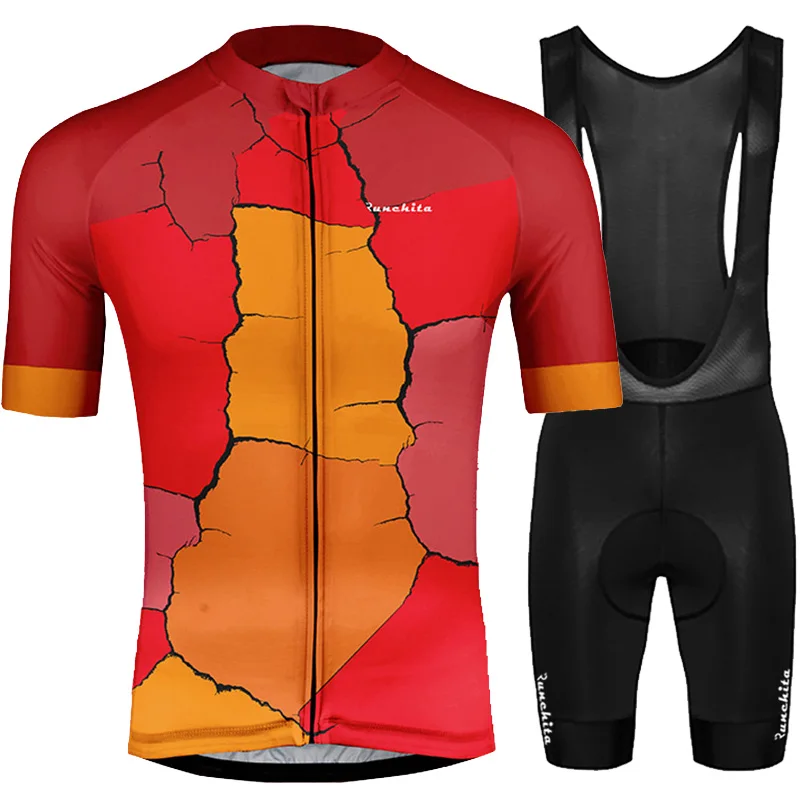 Веломайка Radtrikot herren с коротким рукавом комплект из джерси и шорт для езды на