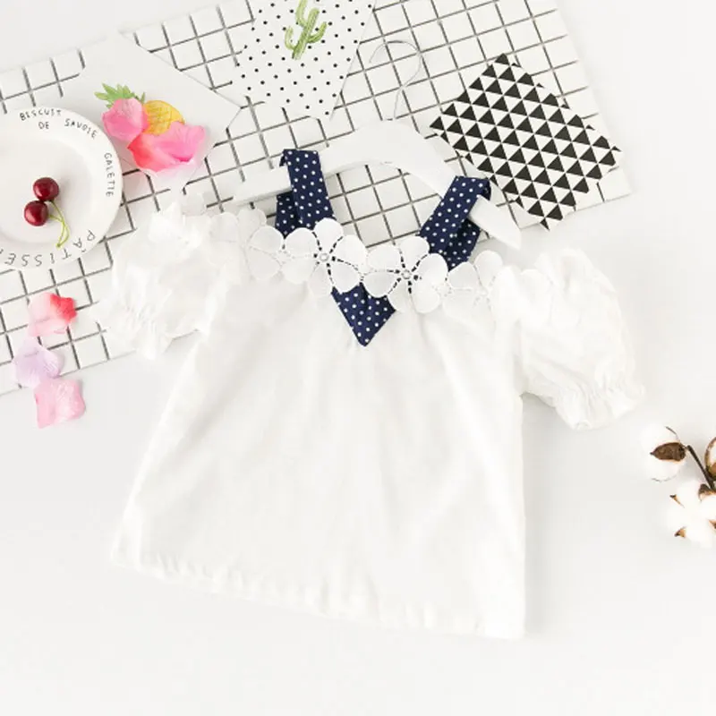 AiLe Rabbit New Summer Fashion Sweet Solid Color Off-Shoulder T-Shirt Pentagram Shorts Girls Set | Мать и ребенок