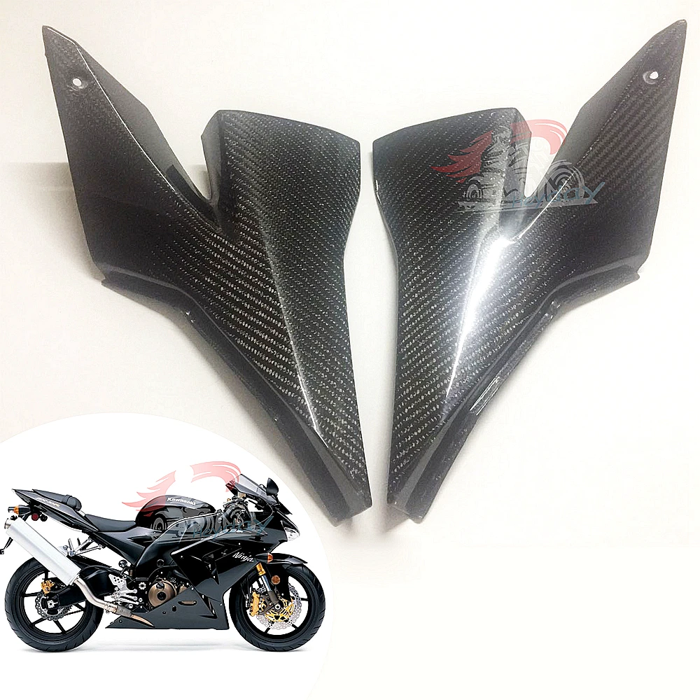 Обтекатель боковой панели бака из углеродного волокна для мотоцикла Kawasaki ZX10R ninja
