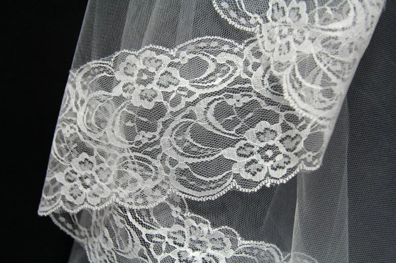 Элегантный Свадебная Фата Для Невесты Белый/слоновая кость Свадебные Аксессуары