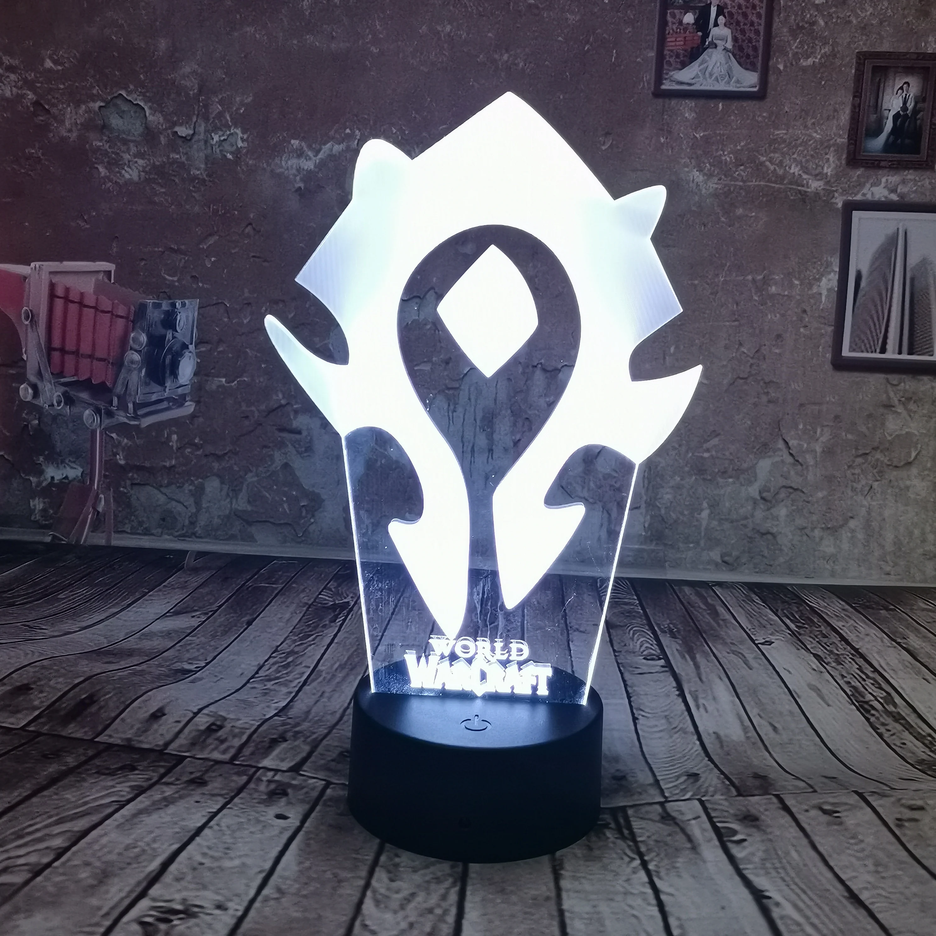 Прямая поставка новинка World Warcraft лампа 7 видов цветов градиентный светодиодный