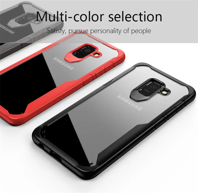 Ударопрочный чехол QINUO с мягким краем для Huawei P30 Pro P20 Lite Mate 20 Nova 4 3E Samsung S10 Plus S8 S9