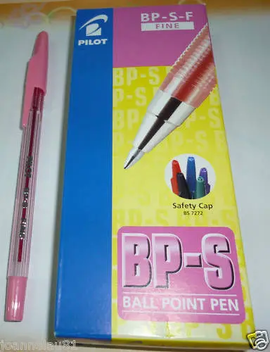 Pink 1Pc Pilot BP-S-F 0,7 мм шариковая ручка черного/синего/Красного/зеленого/фиолетового/розового цвета - Цвет: Pink 1Pc