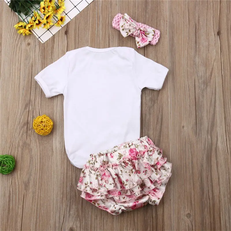 Комплект одежды для малышей Одежда новорожденных девочек комплект из 3