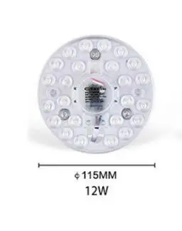 12W Светодиодный круглый кольцевой светильник SMD2835 12 Вт 18 Вт 24 Вт 36 Вт Светодиодный круглый потолочный декоративный потолочный светильник AC 220 В 230 в 240 В светильник - Испускаемый цвет: 12W