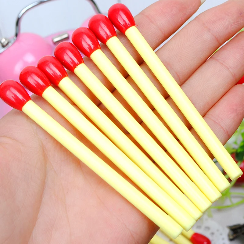 

5 PCS Novelty Cute Matchstick Ballpoint Pen Mini Pens Kawaii Stationery Canetas Escolar Material Supplies Papelaria
