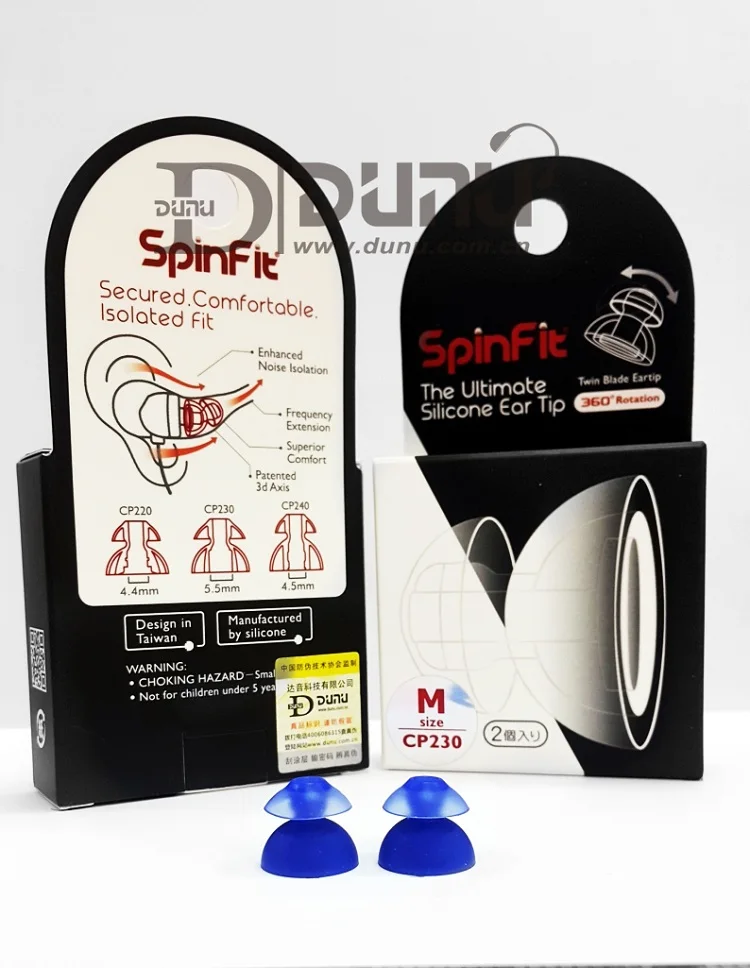 DUNU SpinFit CP100 CP800 CP220 CP230 CP240 наушники-вкладыши ушные вкладыши инновационная технология ушные вкладыши 1 пара(2 шт - Цвет: CP230 M