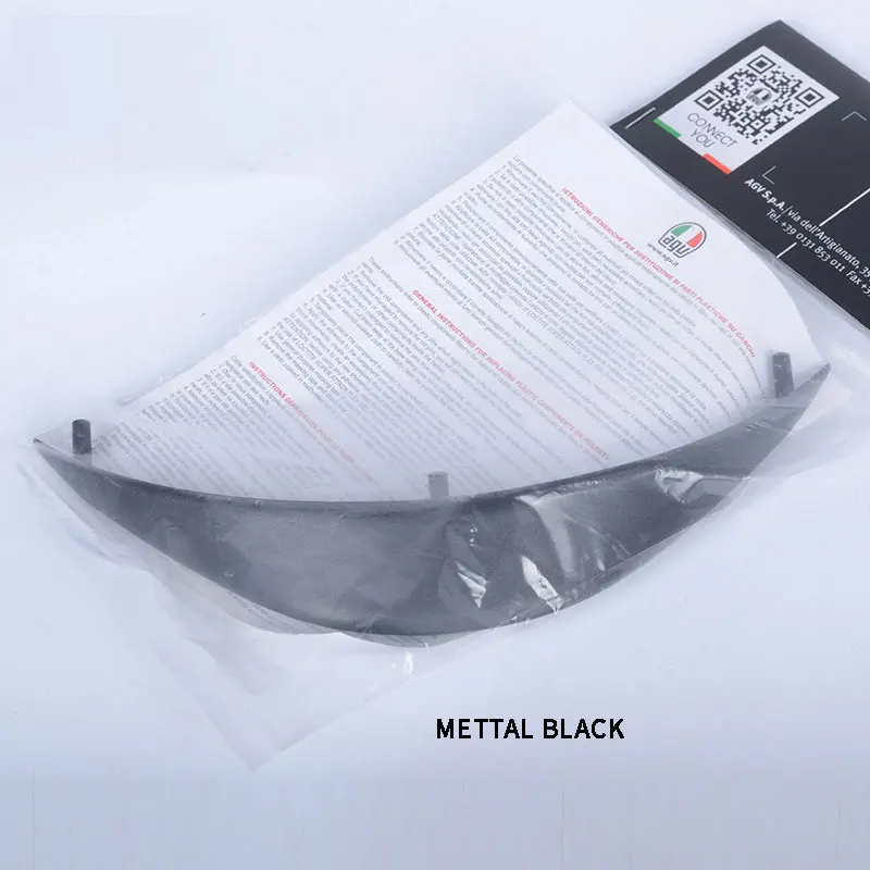 Matt Black Подлинный бренд AGV запасные части задний спойлер для AGV K3SV SV мотоциклетный шлем один размер заднее крыло, не для AGV K3 - Цвет: Matt Black