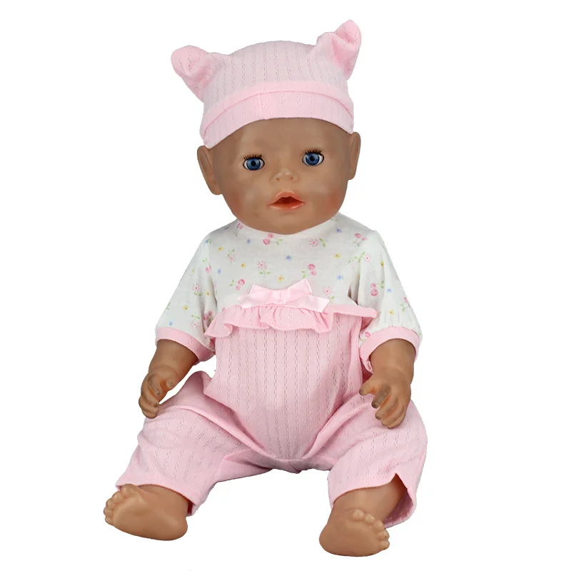 2 шт. в 1 шляпа + костюм для 17 дюймов куклы 43 см Reborn Baby Doll Одежда | Игрушки и хобби