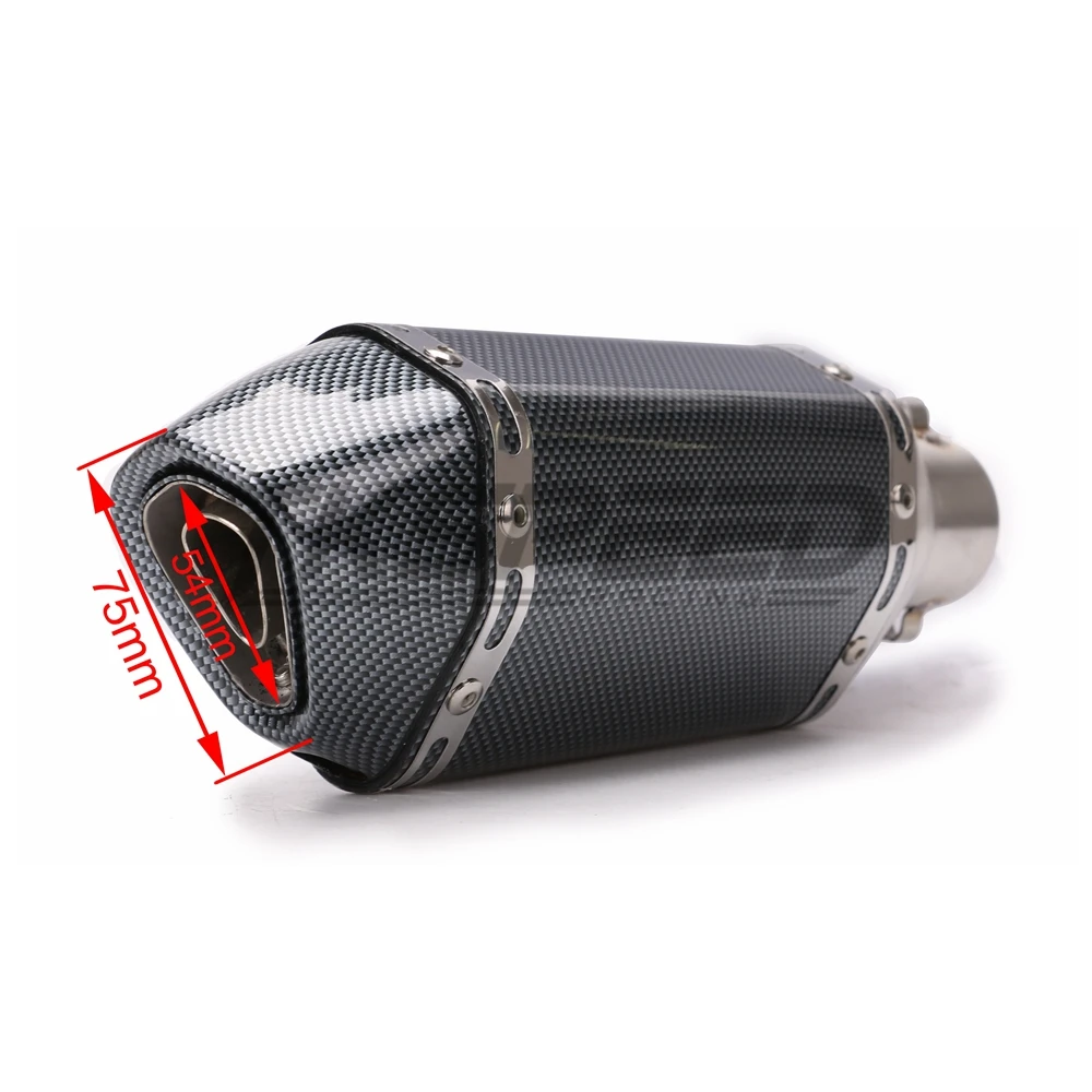 Бесплатная доставка универсальные модифицированные выхлопные трубы для