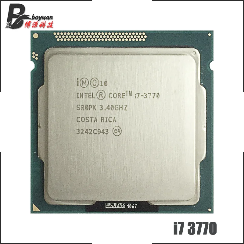 Четырехъядерный процессор Intel Core i7-3770 i7 3770 3,4 ГГц 8M 77W LGA 1155