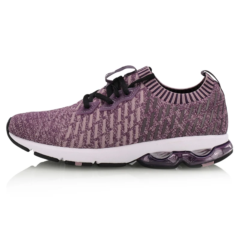 Li-Ning/Женская беговая Обувь года; однотонные Тканные амортизирующие носки; спортивная обувь с подкладкой; кроссовки; ARHN014 XYP650