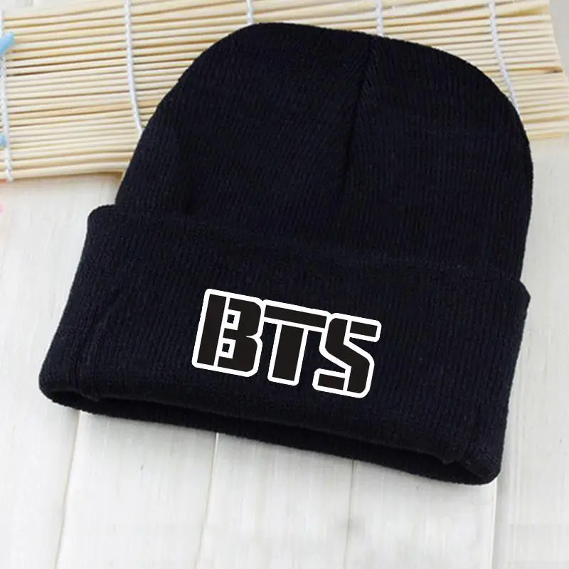 OHCOMICS Kpop BTS Bangtan мальчики Skullies Beanie вязаная шапочка из хлопка шапка хип-хоп унисекс