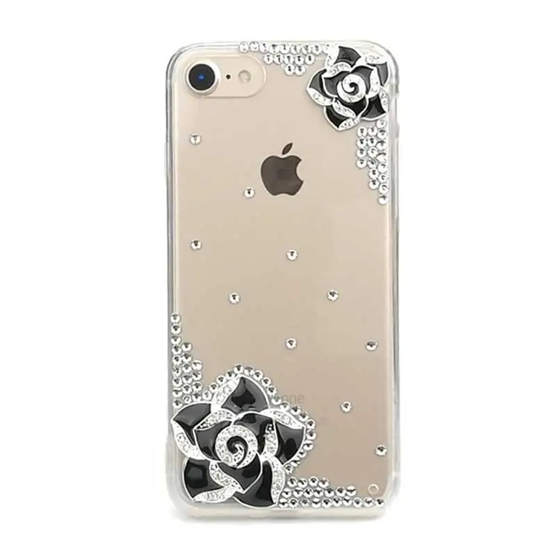 Udapakoo Luxury Bling Case For iPhone 5 5S SE 5C 6 6S 7 8 Plus X XR XS Max case Crystal Rhinestone Diamond Shell Bag Coque Cover |