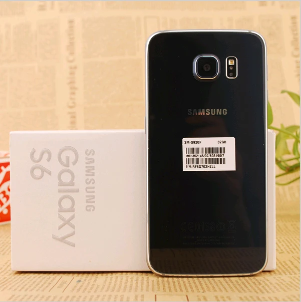 Мобильный телефон samsung Galaxy S6 G920F S6 Edge G925F G925P, четыре ядра, 3 Гб ОЗУ, 32 Гб ПЗУ, 16 МП, 5,1 дюйма, Android 5,0, отремонтированный