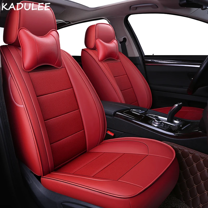 KADULEE пользовательские кожаные чехлы для автомобильных сидений для Honda Accord FIT CITY CR-V XR-V Odyssey Element Pilot URV автомобильные аксессуары