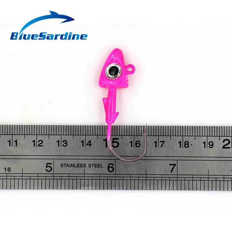 BlueSardine 3 шт. 9 2 г 4 5 см металлические крючки для головы из углеродистой стали джиг