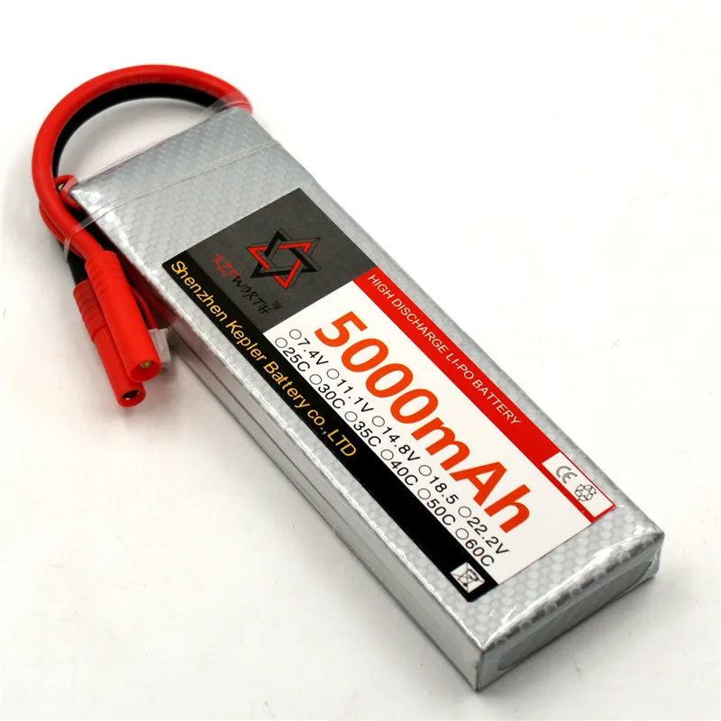 2s 7 4 v 5000mAh Lipo батарея RC автомобиль самолет Лодка литий-ионный полимерный
