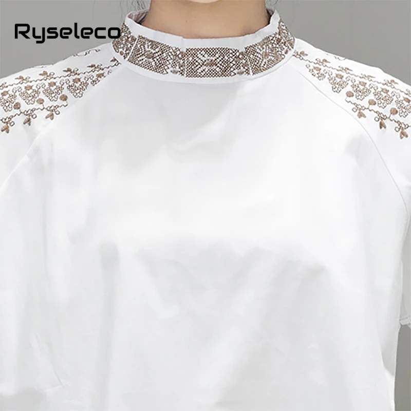 Женские повседневные свободные рубашки XXL с длинным рукавом-фонариком | Женская