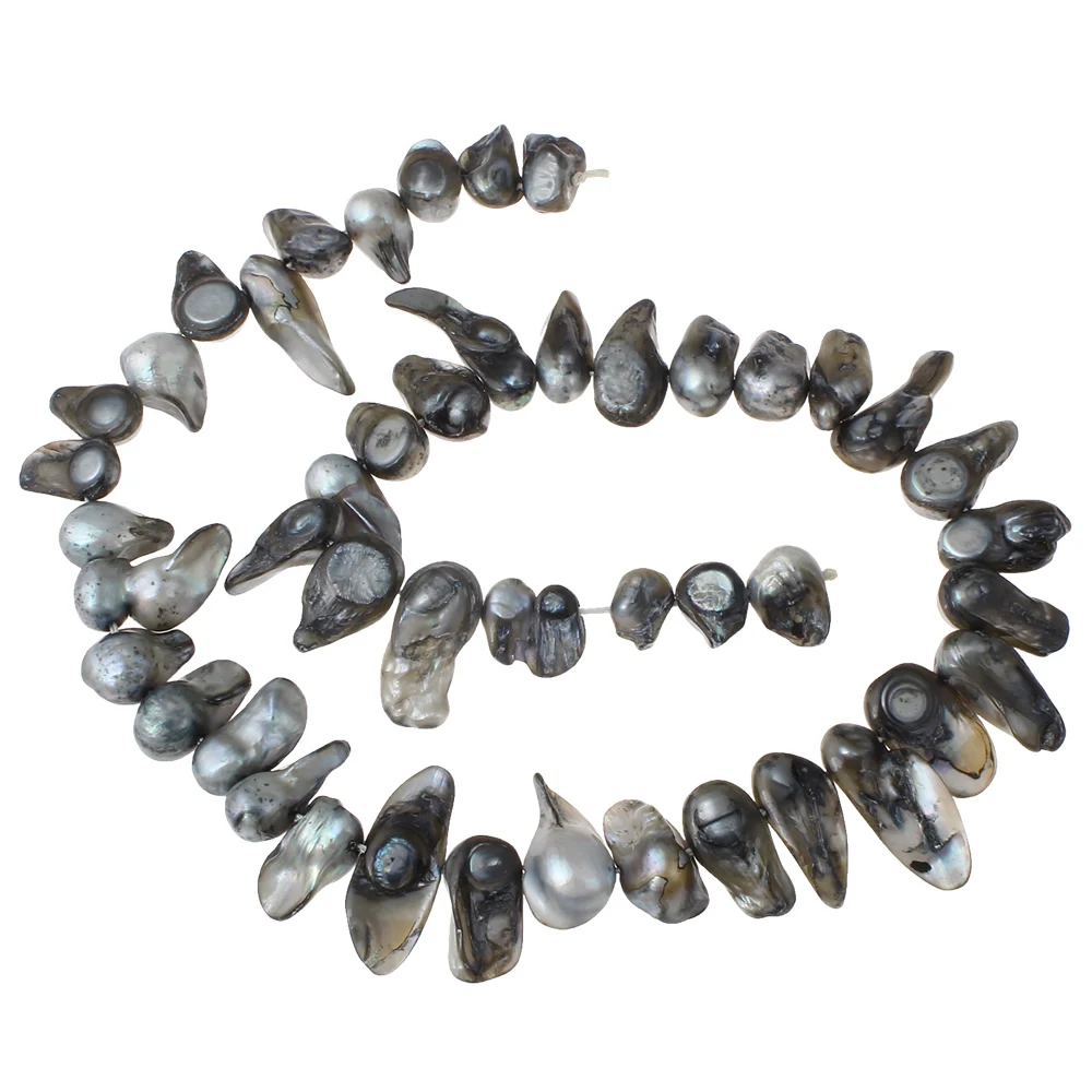 Бисер из пресноводного жемчуга Keishi для изготовления ювелирных изделий браслетов