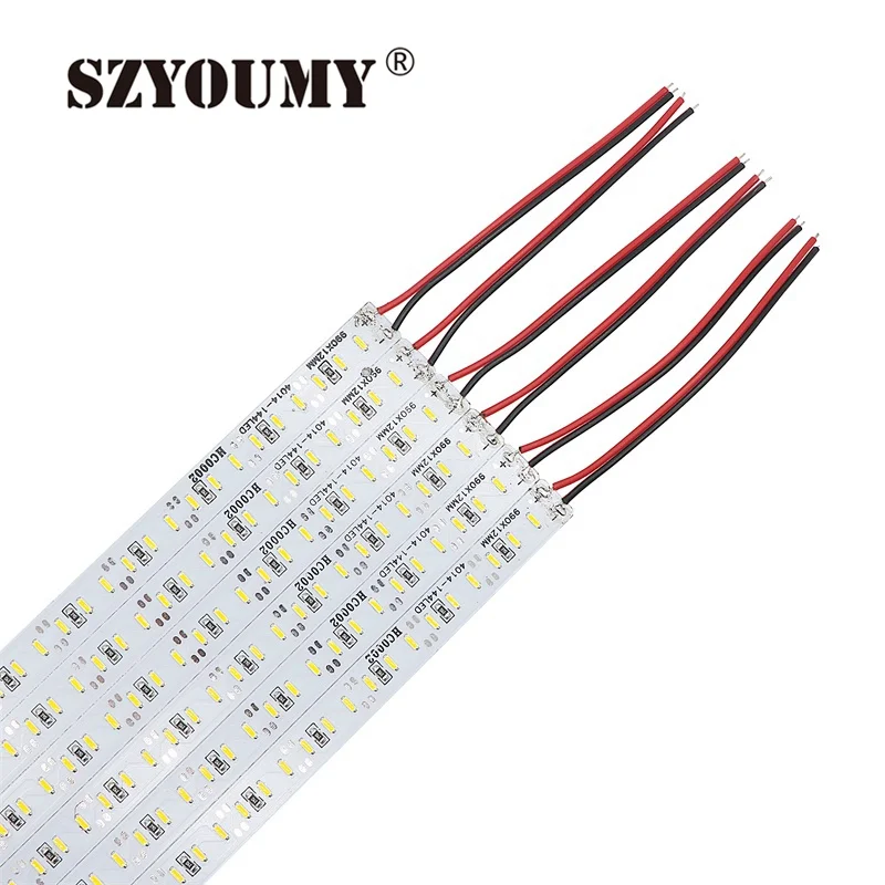 SZYOUMY 50 шт. Новинка 12 В постоянного тока белый теплый 100 см светодиодный s 1 м не