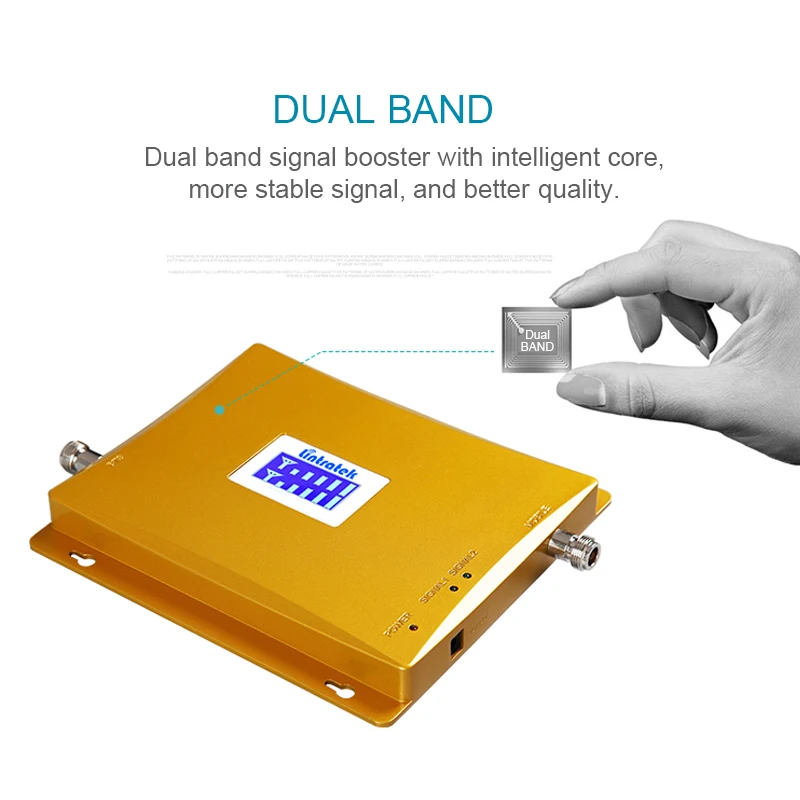 Lintratek повторитель 2G 3g автомобильный усилитель сигнала 900 2100Mhz GSM 900Mhz 3G мобильный