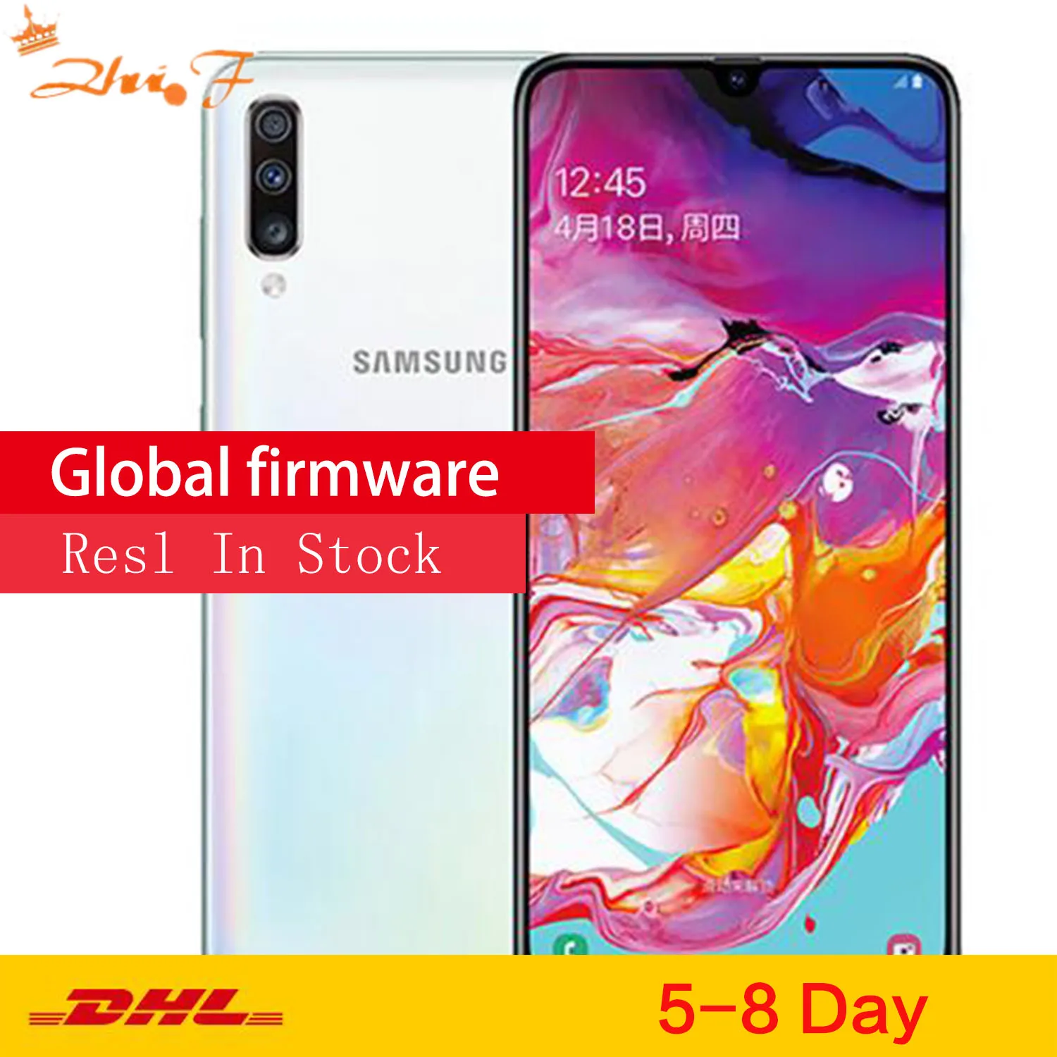 Перейти на Алиэкспресс и купить Мобильный телефон Samsung Galaxy A70 /a7050, 6 ГБ/128 ГБ, большой экран, сканер отпечатка пальца, двойная карта