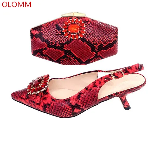 Комплект из туфель и сумок OLOMM в Африканском желтом цвете для вечеринки