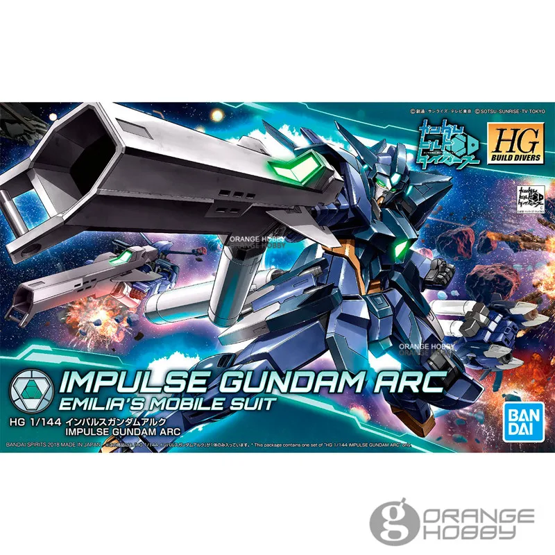 OHS Bandai HG Build Divers 017 1/144 Impulse Gundam Arc мобильный костюм сборные модели комплекты|Наборы