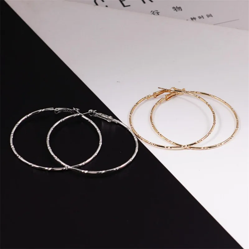 Женские серьги-кольца Goldcolo большие круглые серьги ювелирные украшения 1 пара |