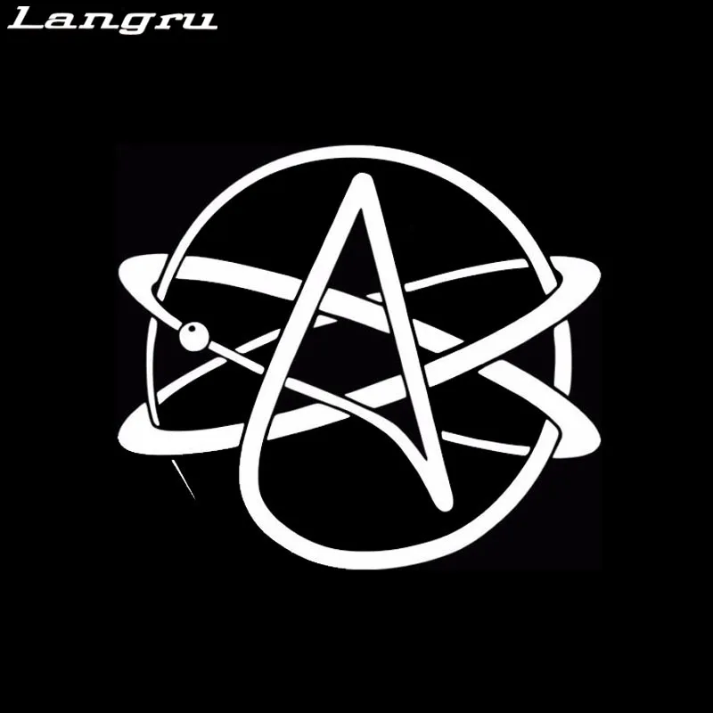 Langru Cool Graphics символ атеиста атеизма наклейка на окно автомобиля для грузовика