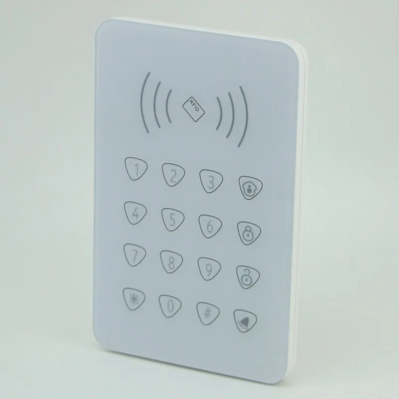 Два-способ постановки/снятия клавиатура беспроводная с RFID чтения разоружить и дверной звонок клавиатуры для G90B G90E Smart сигнализация