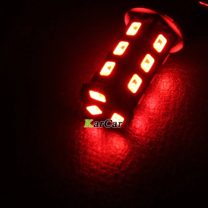 10 шт./лот 1157 5630 18SMD LED стробоскопических вспышек Bowens 12V BAY15D 2057 тормозные лампы P21/5W